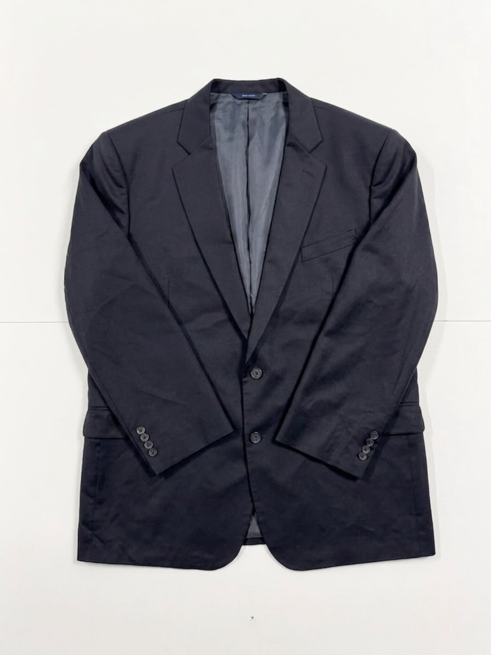 Brooks Brothers Navy-Black Two-Button Men's Suit Jacket